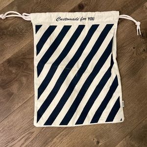 Vans Dust Bag Navy White Shoe Bag